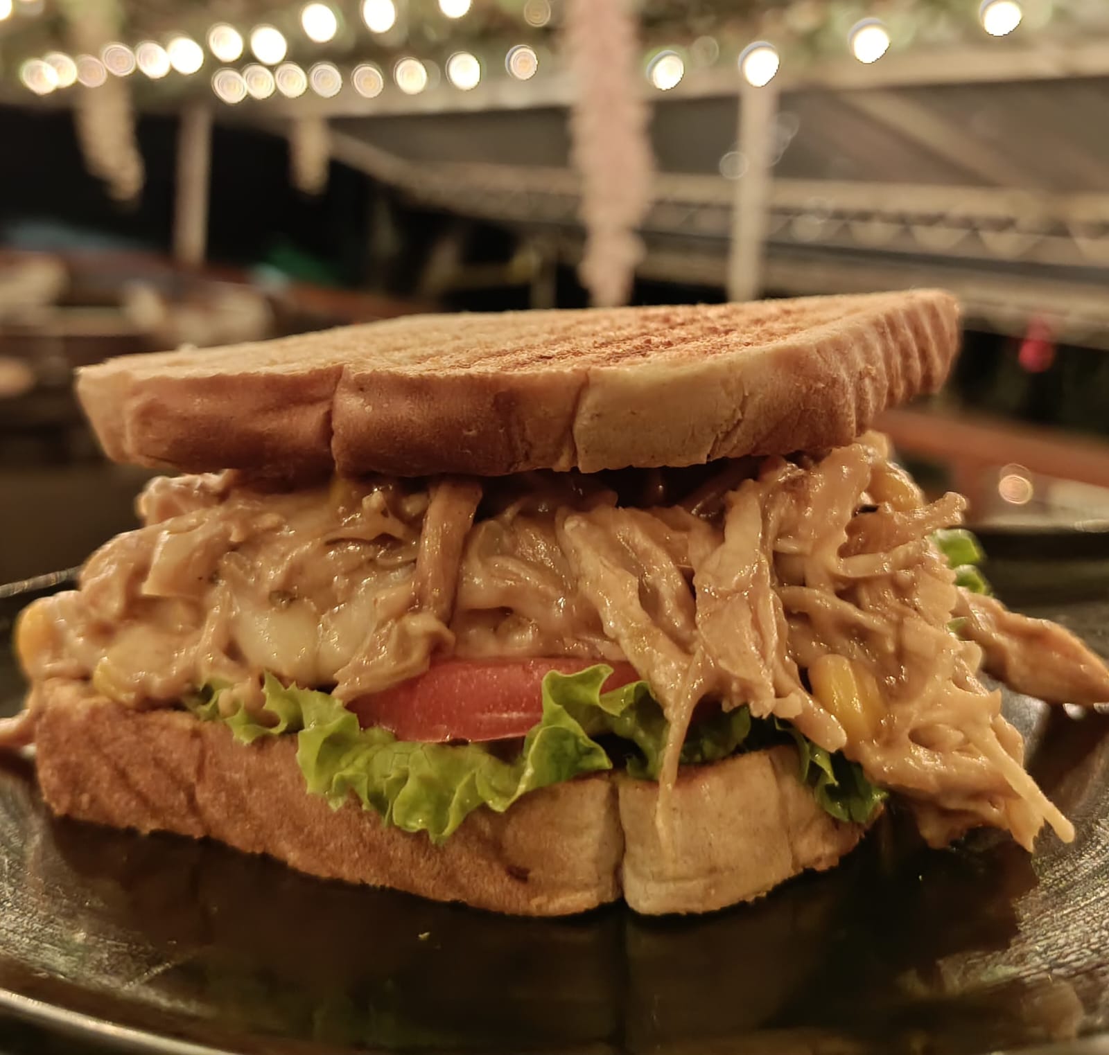 Vista interior del restaurante La Morena